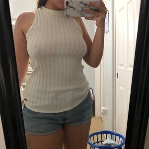 High neck tank top from hollister